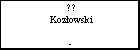 ?? Kozowski
